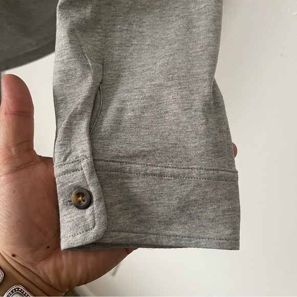 New Boden Gray full sleeve button shirt size 16/18 cotton blend - Picture 3 of 5